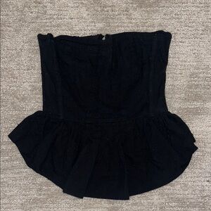 Sans Souci Black Textured Top